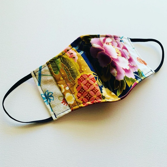 NEW Handmade Long Feng Print Face Mask
